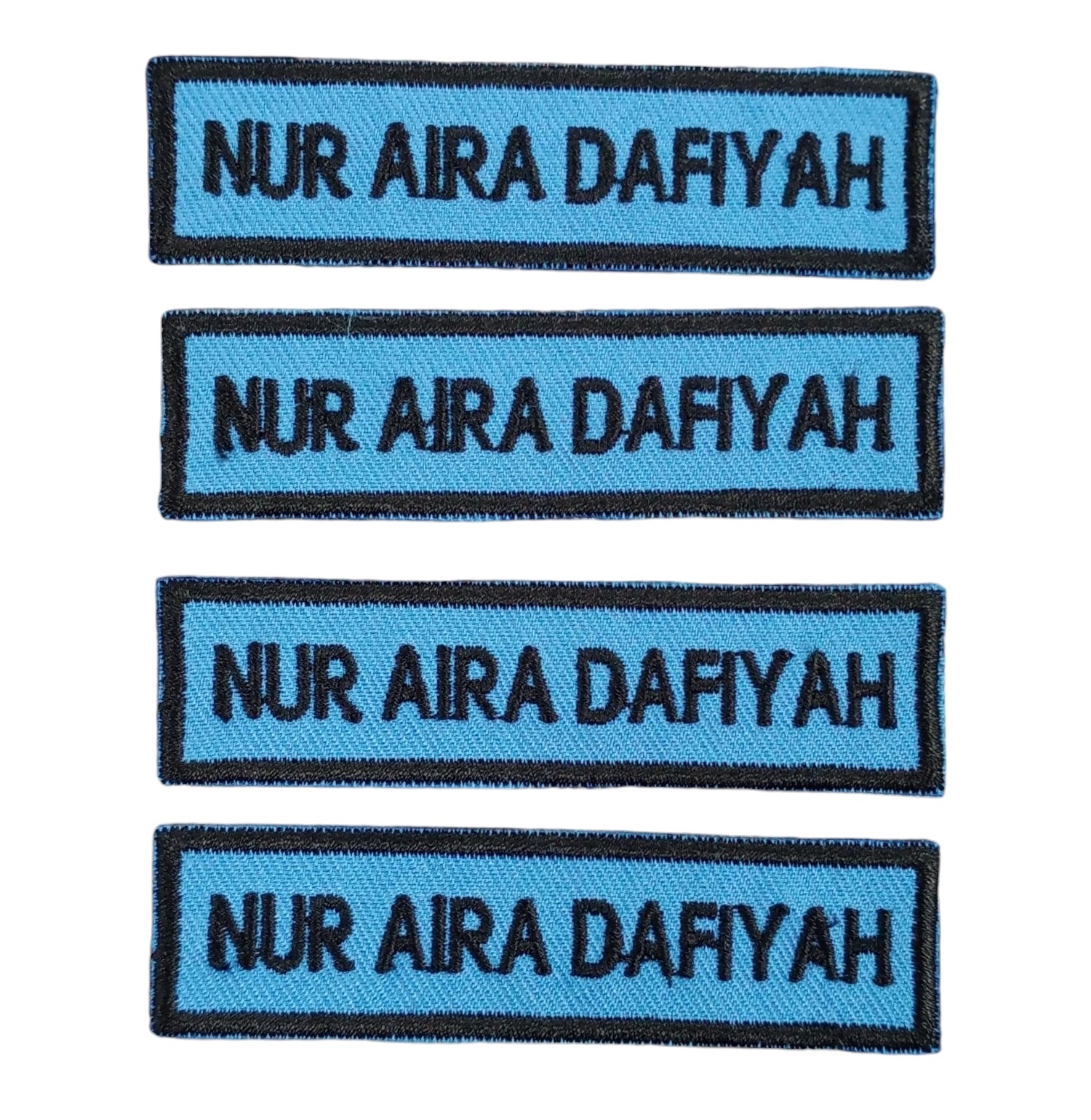 Contoh nametag sulaman
